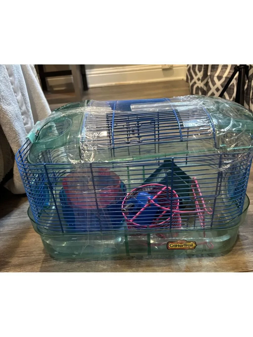 Kaytee CritterTrail One Level Hamster Cage Habitat Wheel Accessories